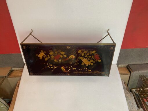 1970′ Coffee Table Baguès Style Chinese Lacquer 109 x 50 x H 47 cm