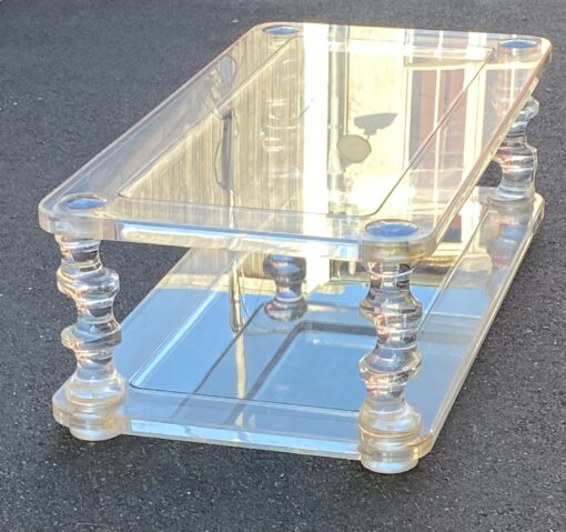 1970′ Table Basse Altuglas ROMEO 0m60 X 1m20 Modèle « MIRAGE » – Image 6